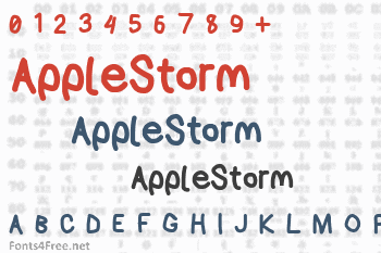 AppleStorm Font
