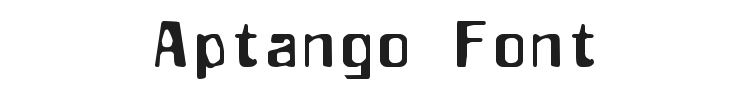 Aptango Font Preview