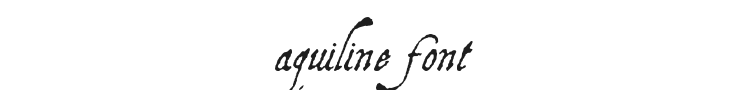 Aquiline Font Preview