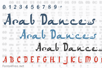 Arab Dances Font