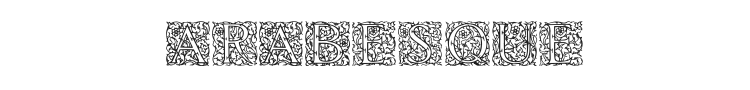 Arabesque Initialen Font
