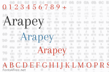 Arapey Font