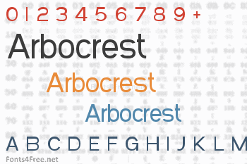 Arbocrest Font