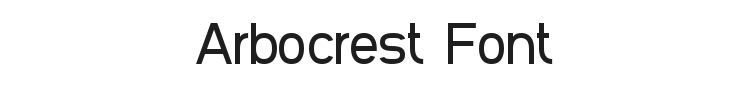 Arbocrest Font