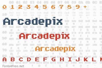 Arcadepix Font