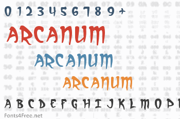 Arcanum Font