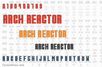 Arch Reactor Font