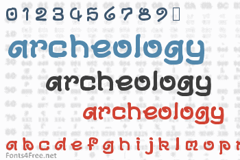 Archeology Font