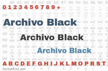 Archivo Black Font