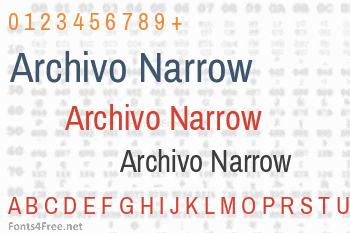 Archivo Narrow Font