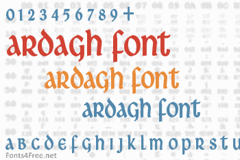 Ardagh Font