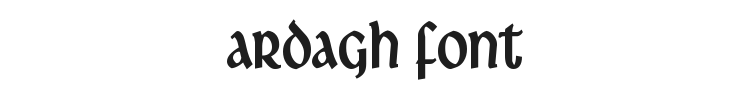 Ardagh Font Preview