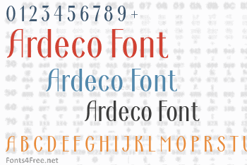 Ardeco Font