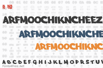 Arfmoochikncheez Font