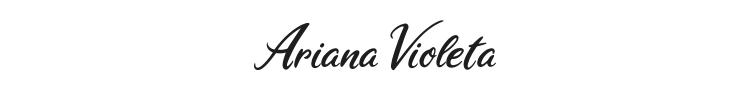 Ariana Violeta Font Preview