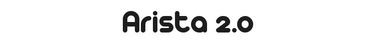 Arista 2.0 Font Preview