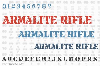 Armalite Rifle Font