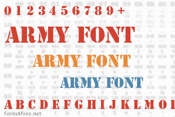 Army Font