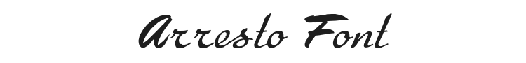 Arresto Font Preview