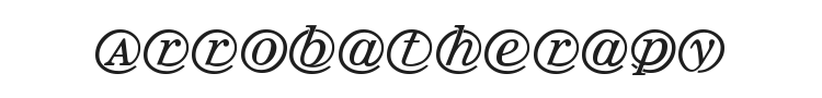 Arrobatherapy Font