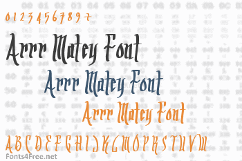 Arrr Matey Font