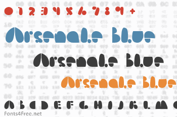 Arsenale Blue Font