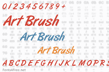 Art Brush Font