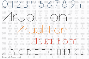 Arual Font