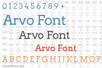 Arvo Font