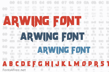 Arwing Font