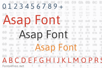 Asap Font