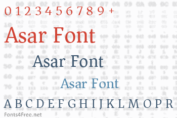 Asar Font