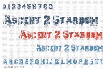 Ascent 2 Stardom Font