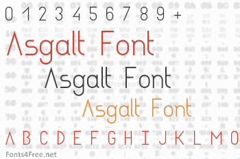 Asgalt Font