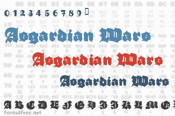 Asgardian Wars Font