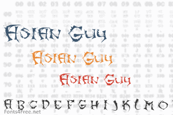 Asian Guy Font