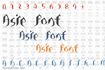 Asie Font