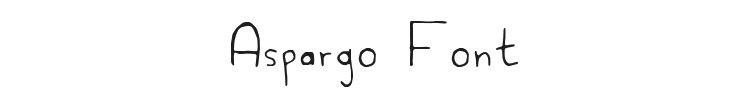 Aspargo Font