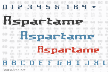 Aspartame Font