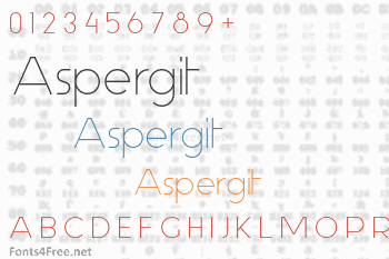 Aspergit Font