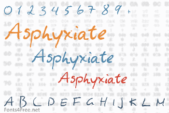 Asphyxiate Font