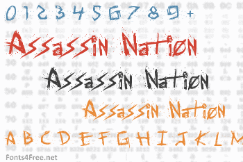 Assassin Nation Font