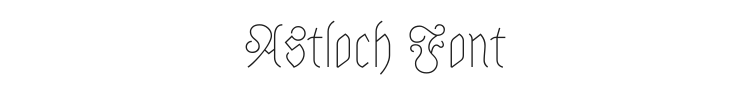 Astloch Font Preview