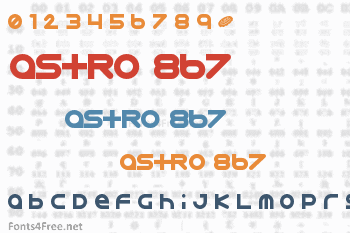 Astro 867 Font