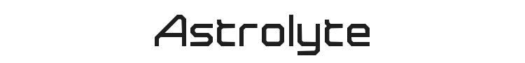 Astrolyte Font