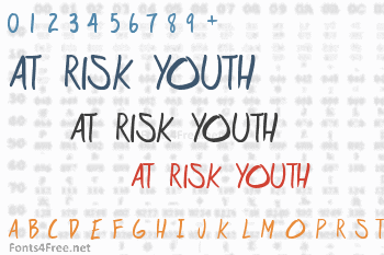 At Risk Youth Font