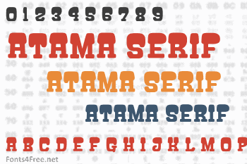 Atama Serif Font