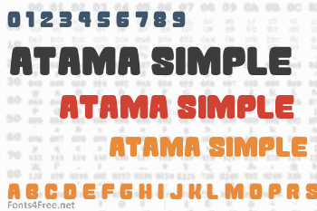 Atama Simple Font