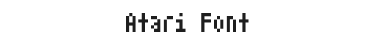 Atari Font Preview