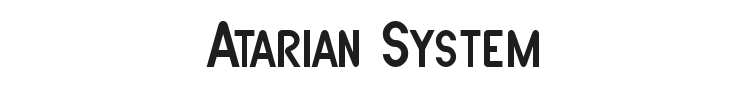 Atarian System Font